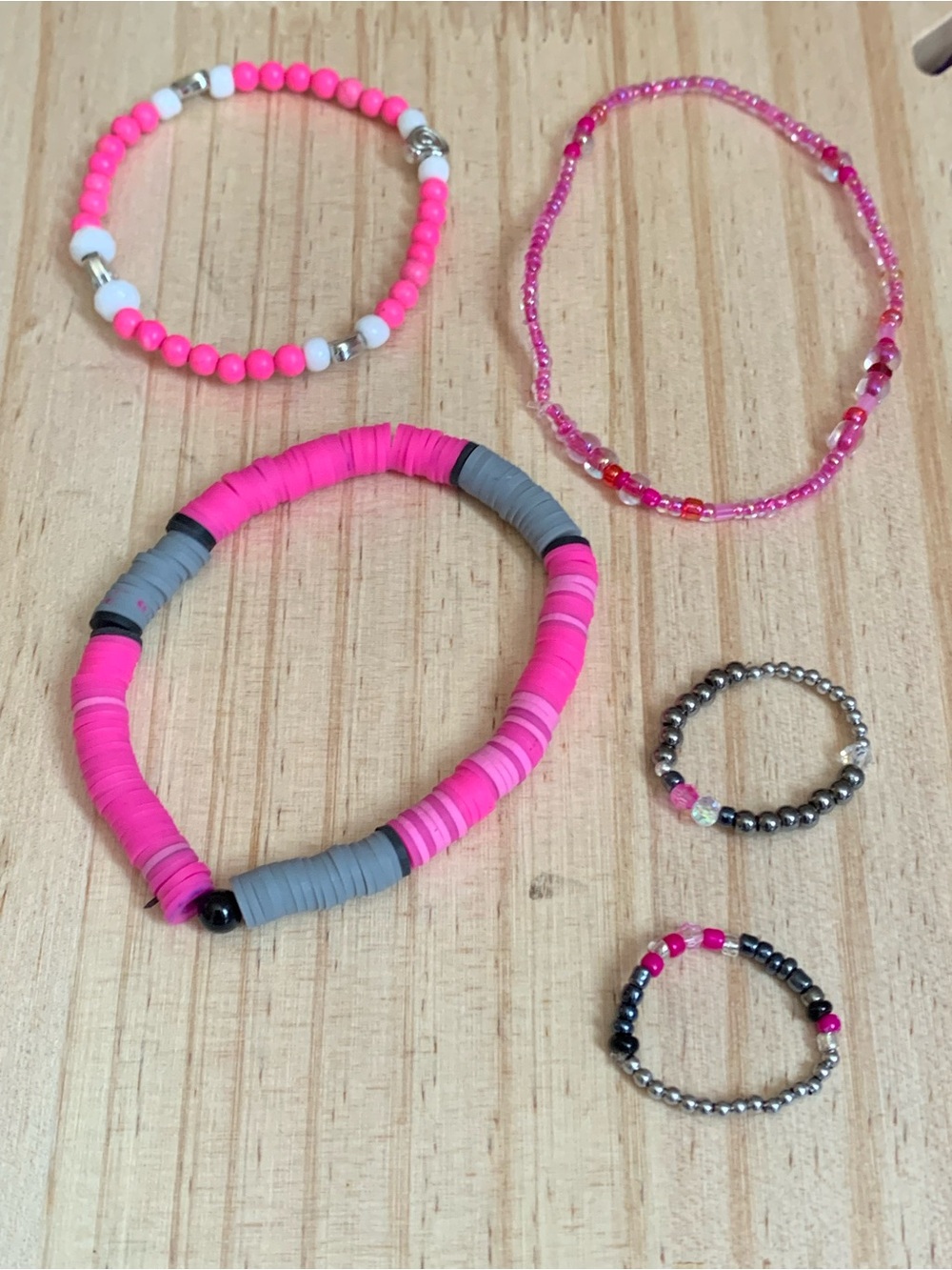 bracelet and ring lot